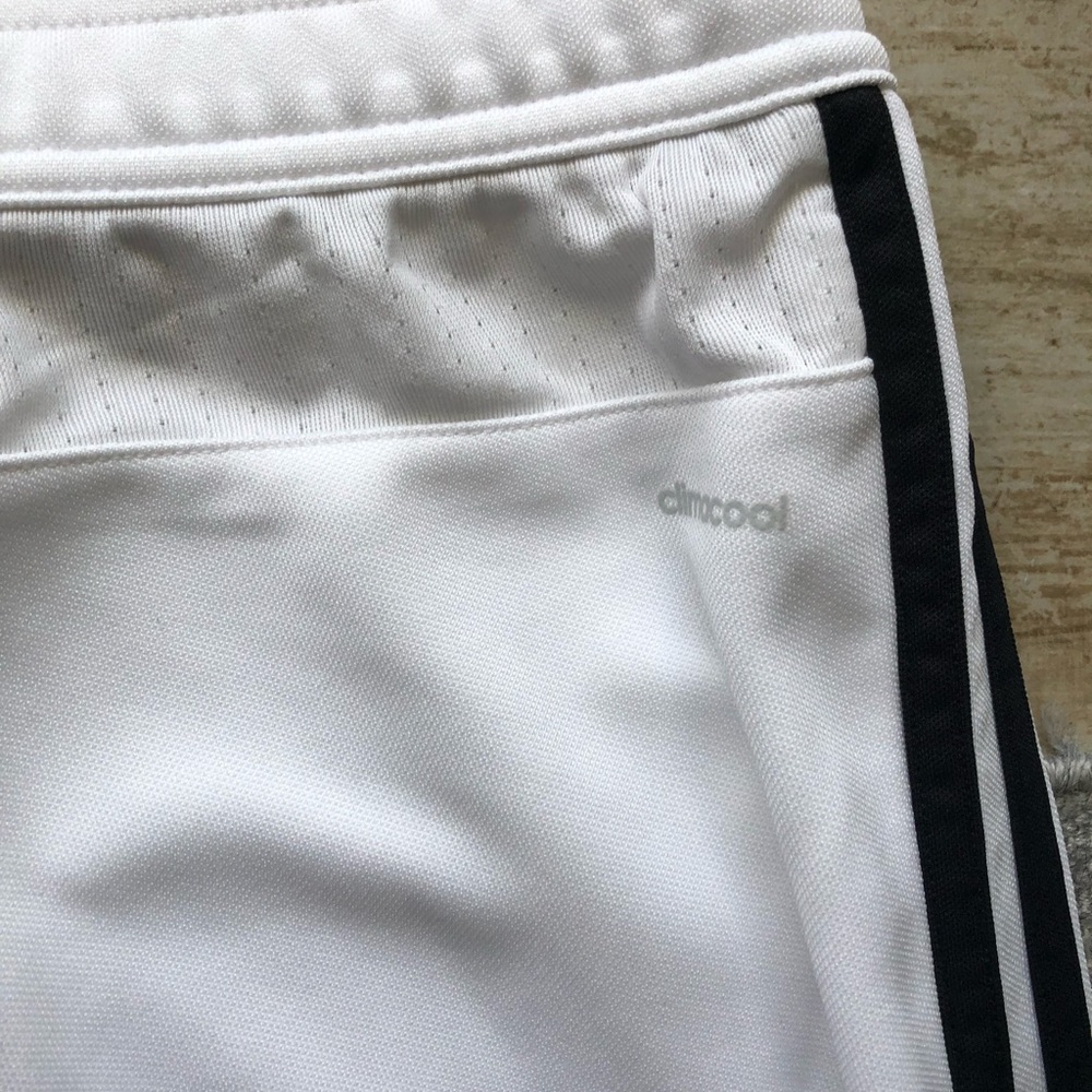 NWT White Track Pants with Black Stripes size Med.‎ Accepting Offers - Picture 6 of 7